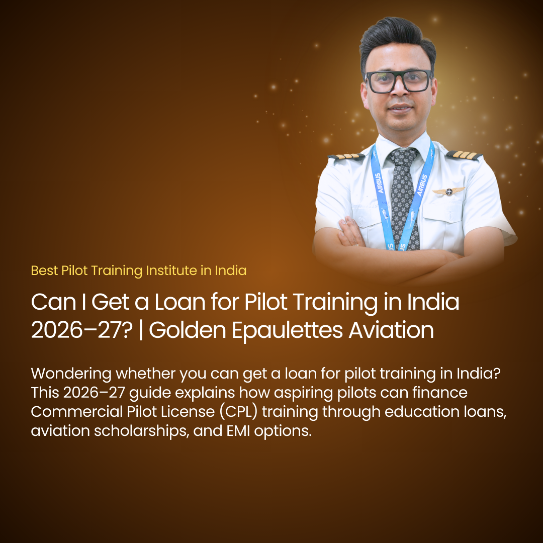Can I Get a Loan for Pilot Training in India 2026–27? | Golden Epaulettes Aviation